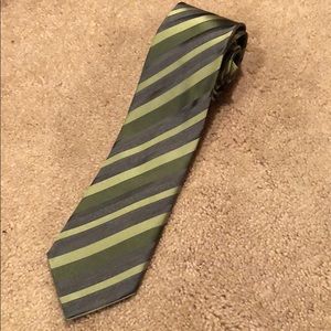 Stafford Olive Green Performance Neck Tie